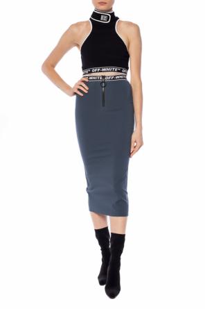 Logo-embroidered skirt, zdjęcie 2 Logo-embroidered skirt od Off White
